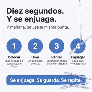 Klarea Pro® Limpiador de oídos adhesivo