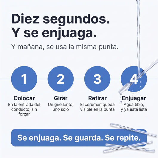 Klarea Pro® Limpiador de oídos adhesivo
