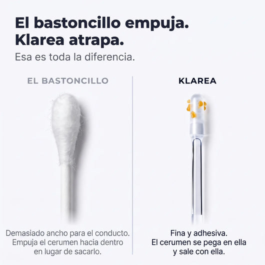 Klarea Pro® Limpiador de oídos adhesivo